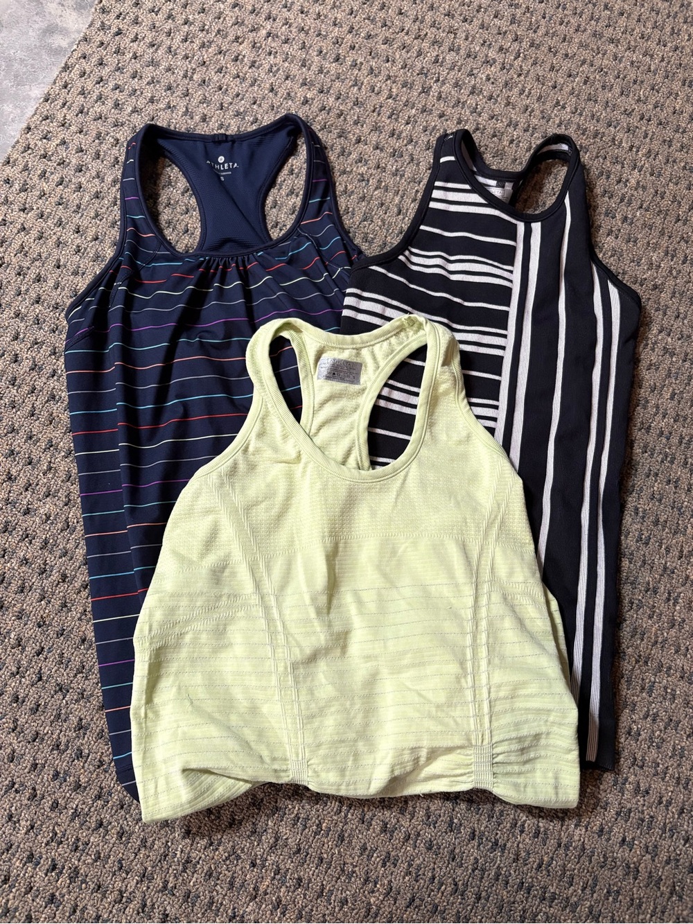 3 - Athleta tanks